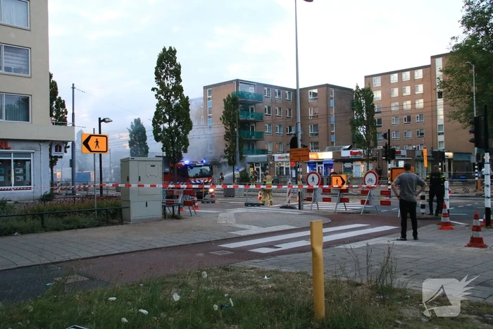 Enorme schade en brand na plofkraak