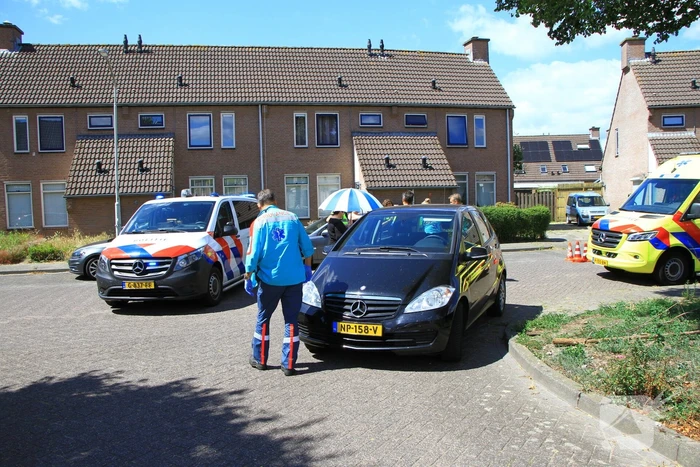 Fietser gewond bij botsing met auto