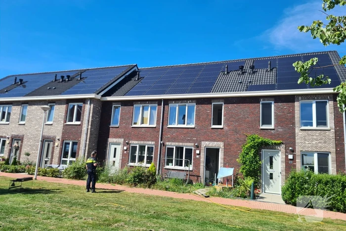 Veel rook bij brand in woning