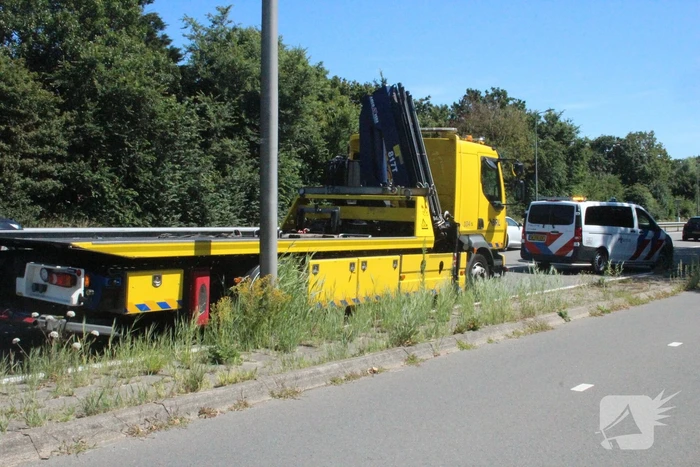 Vrouw onwel in personenauto