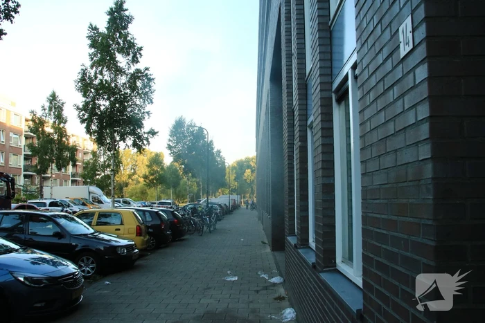 Fietsaccu in brand in parkeergarage