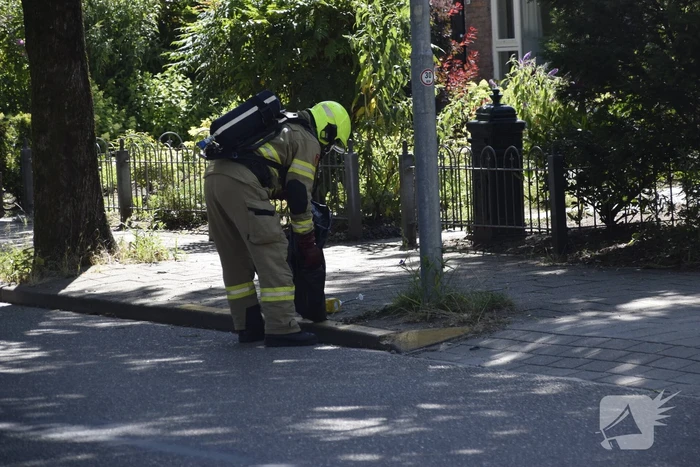 Brandweer doet onderzoek naar zak met onbekende stof