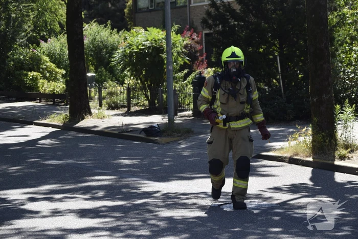 Brandweer doet onderzoek naar zak met onbekende stof