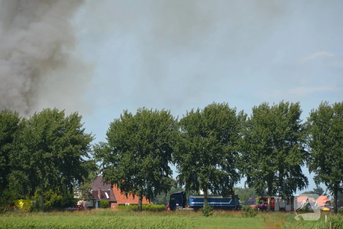 Boerderij volledig in brand