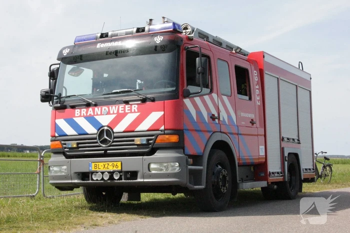 Brandweer redt twee koeien uit de sloot
