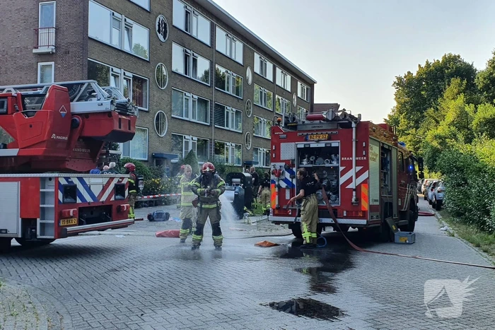 Persoon gewond bij brand in flat