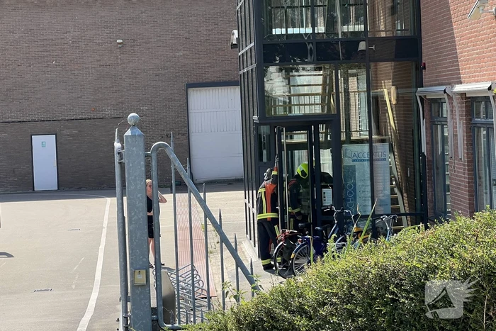 Pand ontruimd na mogelijke brand