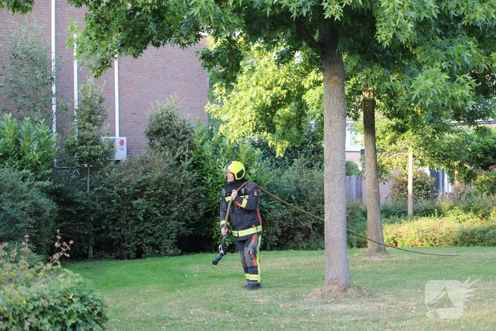 Brand in elektriciteitshuisje