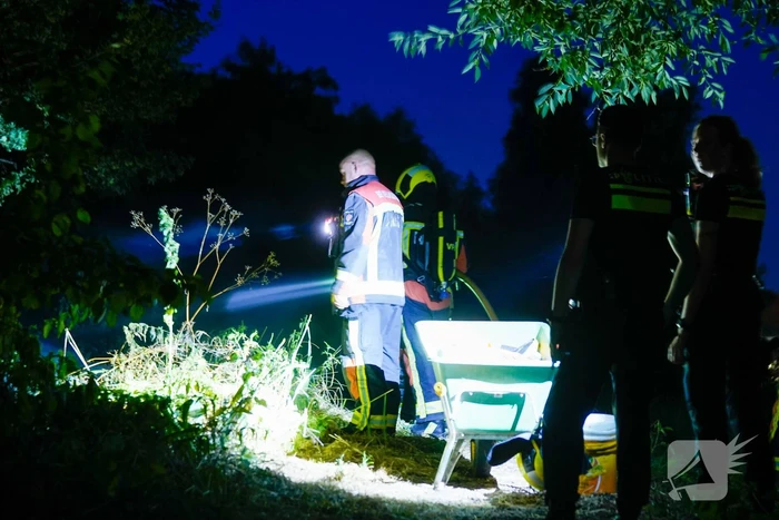 Drie stukken natuurgebied in brand