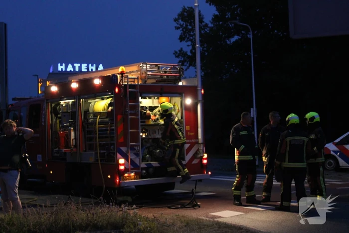 Vluchtauto crasht tijdens achtervolging