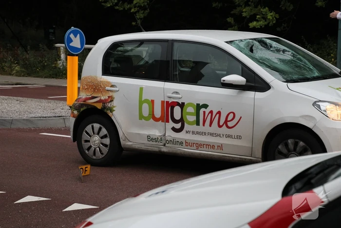 Fietser gewond bij aanrijding met auto