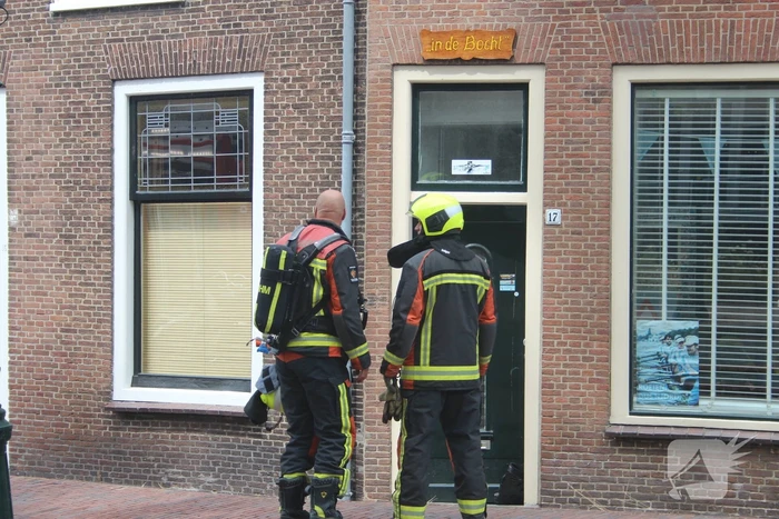Flinke rookontwikkeling bij dakbrand