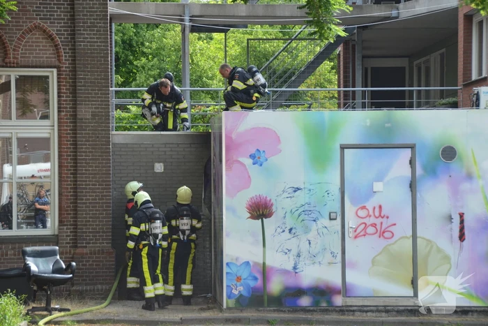 Woningen ontruimd vanwege brand in electriciteitskast