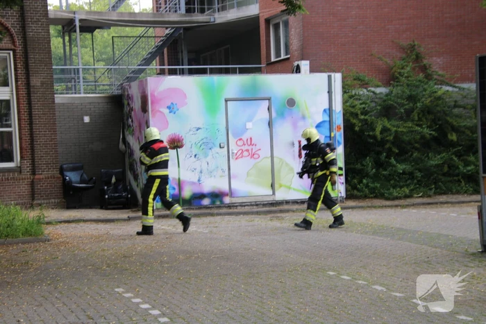Woningen ontruimd vanwege brand in electriciteitskast