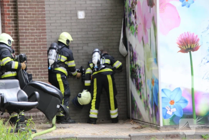 Woningen ontruimd vanwege brand in electriciteitskast