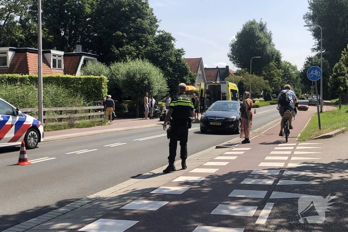 Scooterrijder gewond na valpartij