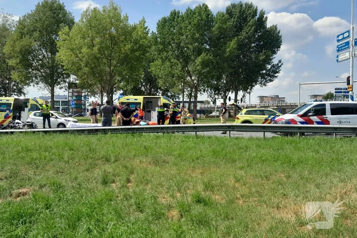 Motorrijder ernstig gewond na ongeval