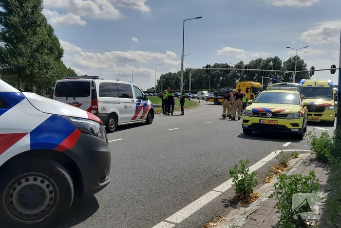 Motorrijder ernstig gewond na ongeval