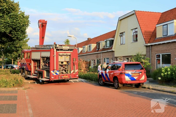 Hevige brand in slaapkamer van woning