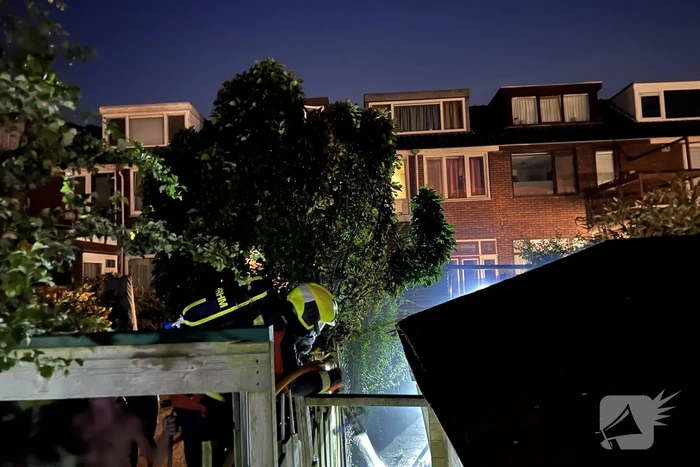 Brandweer ingezet voor brand bij schuur