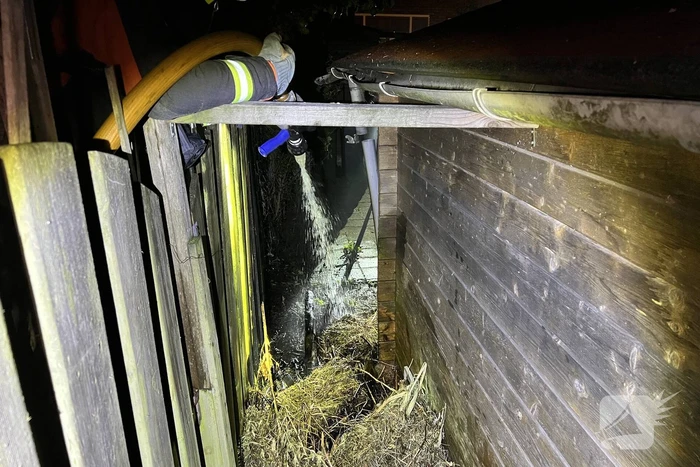 Brandweer ingezet voor brand bij schuur