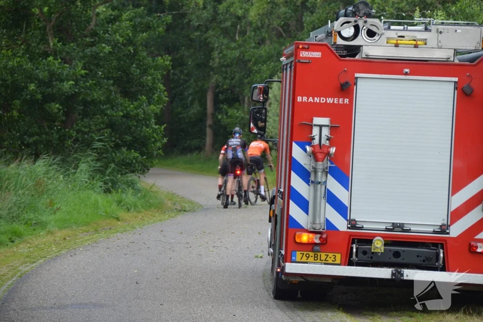 Weg afgesloten door ernstig ongeval