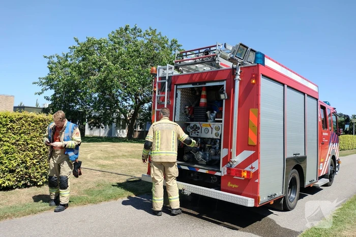 Brand in plantenbak snel gedoofd