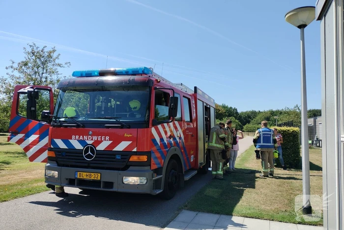 Brand in plantenbak snel gedoofd