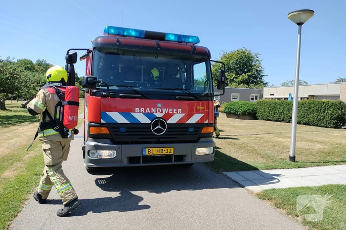 Brand in plantenbak snel gedoofd