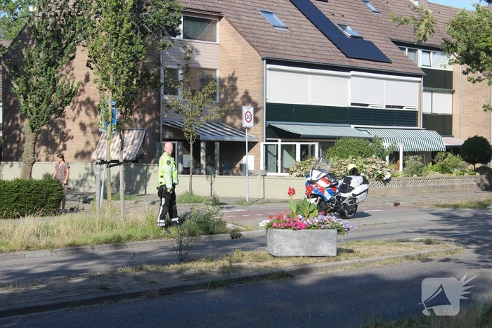 Ongeval tussen bestelbus en scooter