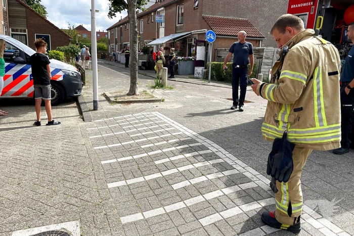 Woning geventileerd na vlam in de pan