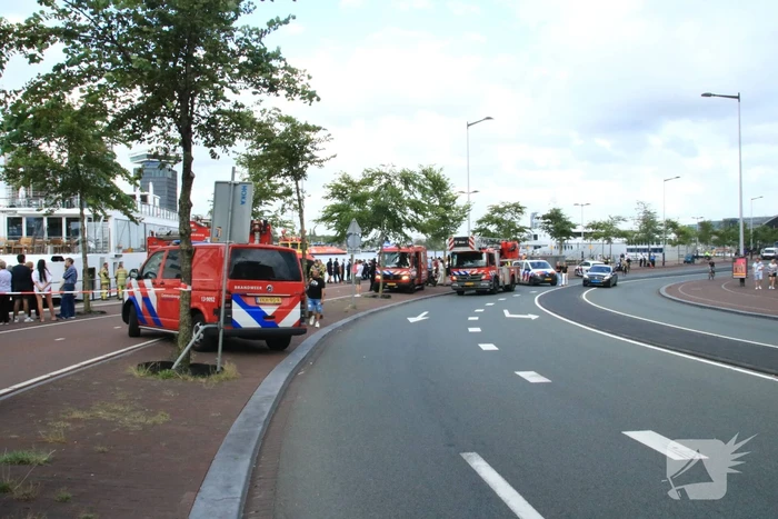 Cruiseschip ontruimd vanwege brand