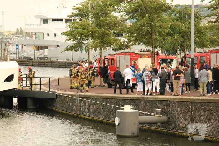 Cruiseschip ontruimd vanwege brand