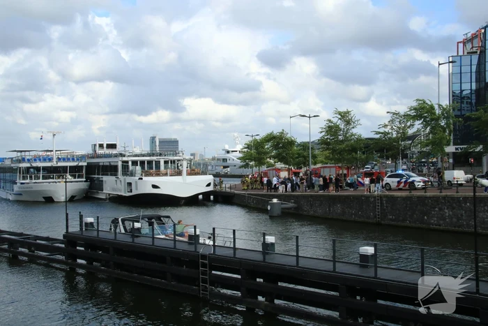 Cruiseschip ontruimd vanwege brand