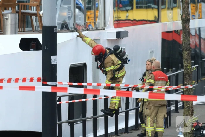 Cruiseschip ontruimd vanwege brand