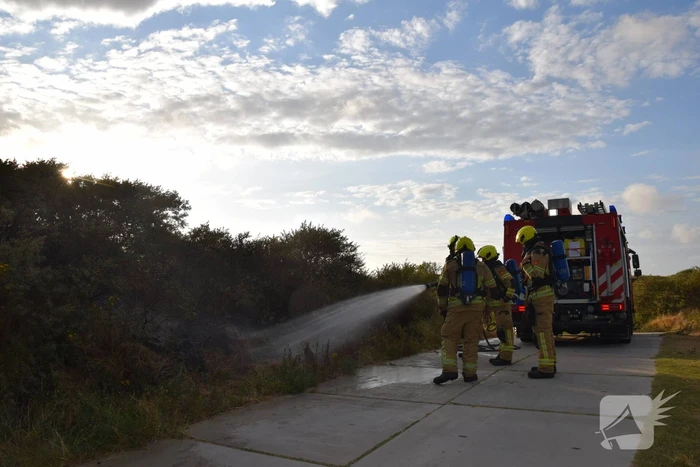 Duinbrand snel onder controle
