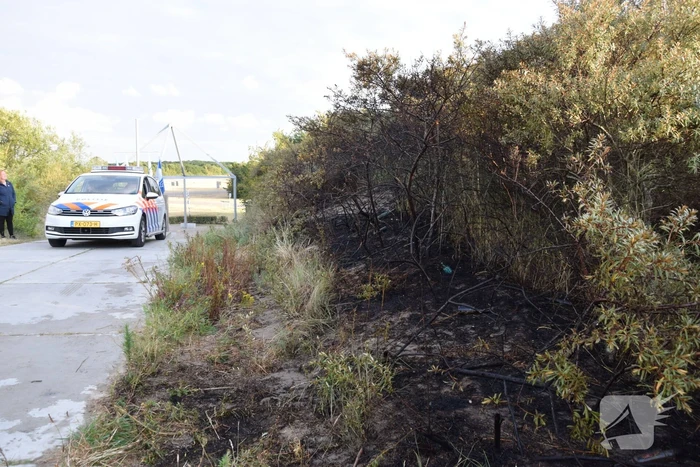 Duinbrand snel onder controle