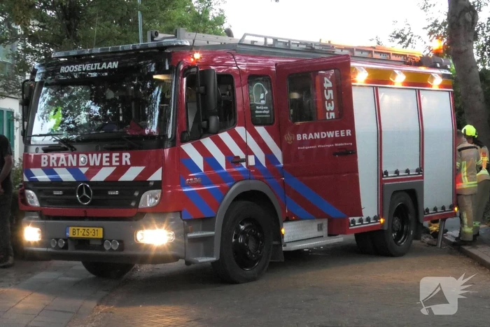 Scooter volledig uitgebrand