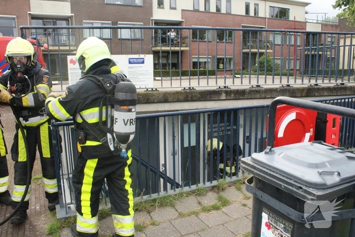 Veel rook bij brand in wasdroger