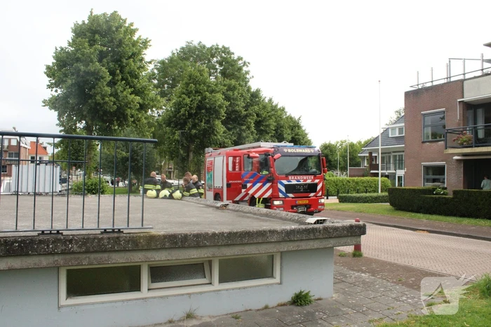 Veel rook bij brand in wasdroger