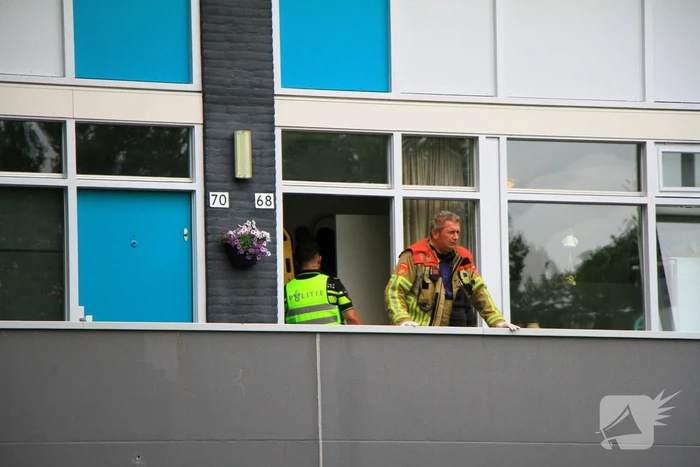 Persoon gewond na val in woning