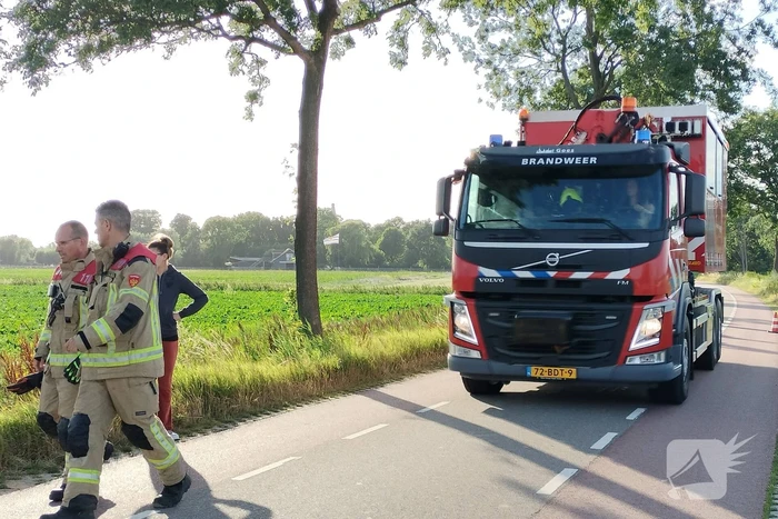 Veel mankrachten ingezet bij paard te water