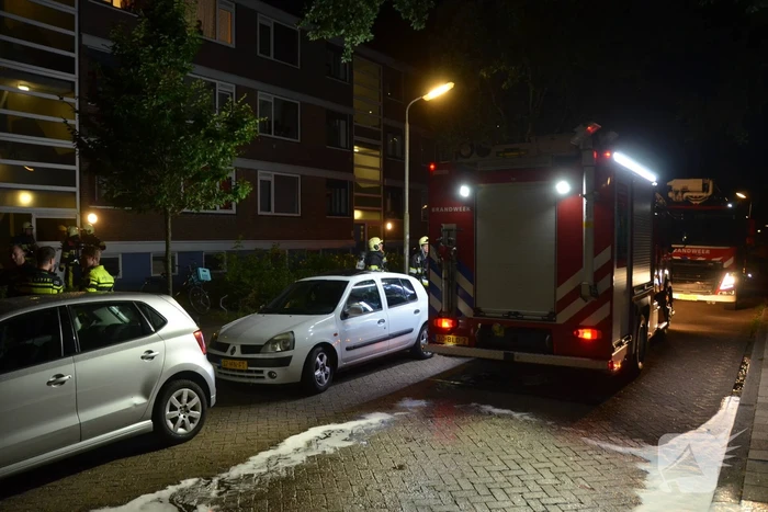 Veel rook bij brand in kelder