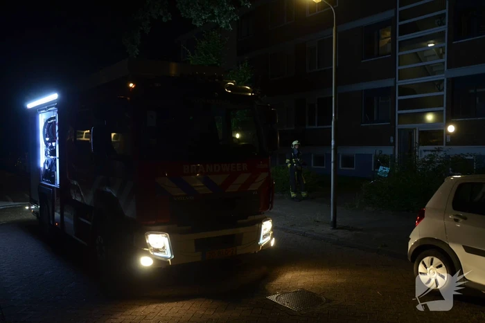 Veel rook bij brand in kelder