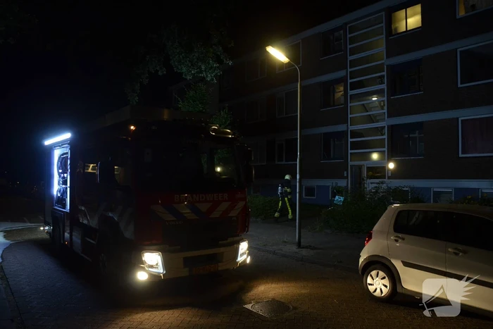 Veel rook bij brand in kelder