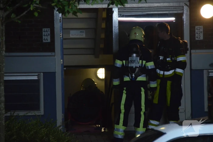 Veel rook bij brand in kelder
