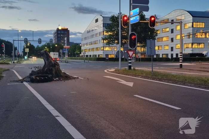 Boeren blokkeren oprit en afritten van snelweg met grond