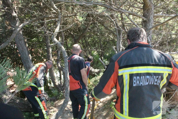 Brand in natuurgebied snel geblust