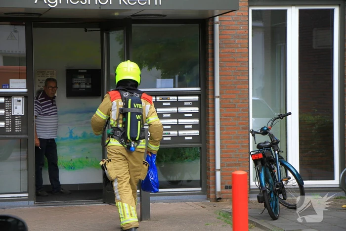 Stankoverlast in flatgebouw door gemorste benzine