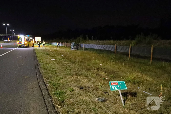 ongeval rijksweg a27 l 92,8 hilversum